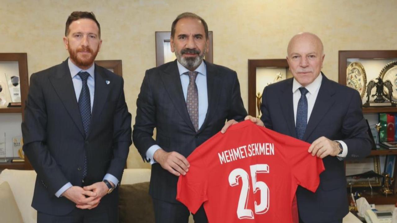 TFF Başkan Vekili Otyakmaz’dan Başkan Mehmet Sekmen’e ziyaret