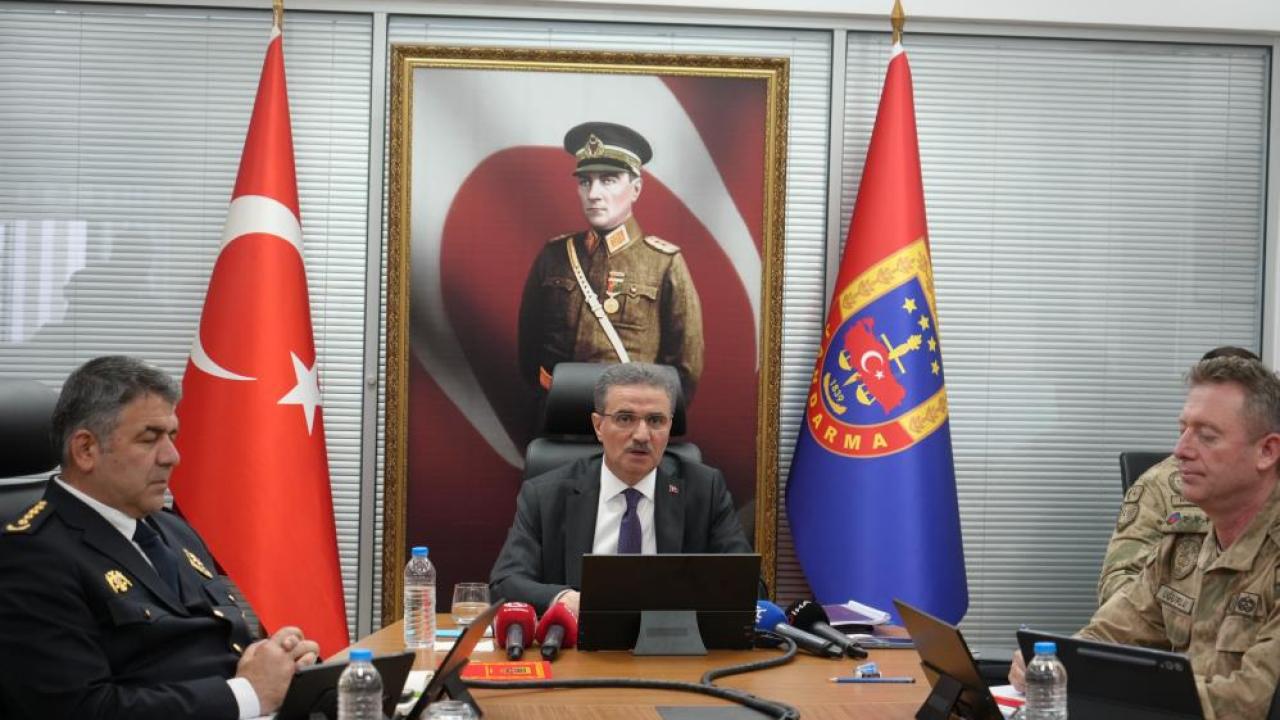 Erzurum’da 3 aylık asayiş değerlendirmesi