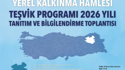 Yerel kalkınma hamlesi teşvik programı Erzurum’da tanıtılacak