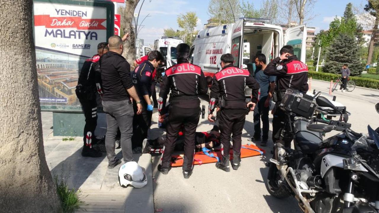 Yunus timleri kaza yaptı, 2 polis memuru hastaneye kaldırıldı