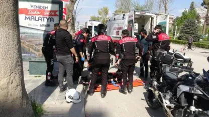 Yunus timleri kaza yaptı, 2 polis memuru hastaneye kaldırıldı