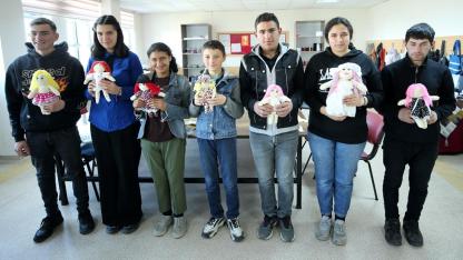 Ardahan’da özel öğrenciler yetenekleriyle fark oluşturdu
