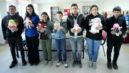 Ardahan’da özel öğrenciler yetenekleriyle fark oluşturdu