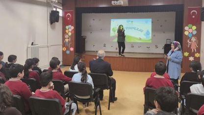 Çocuklara suyun önemi ve verimliliği anlatıldı