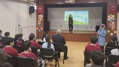 Çocuklara suyun önemi ve verimliliği anlatıldı