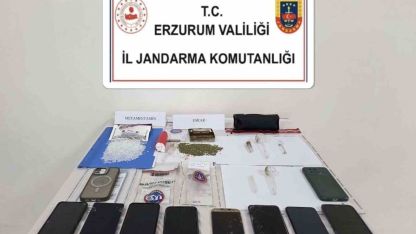 Erzurum’da uyuşturucu operasyonu; 7 kişi tutuklandı