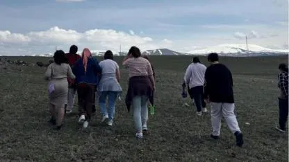 Kars’ta doğa yürüyüşüyle moral ve motivasyon