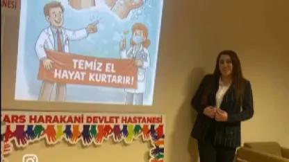 Kars’ta el hijyeni gününde sağlık personeline eğitim