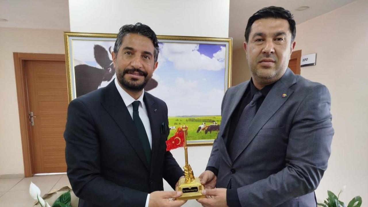 Kars’ta hayvancılık için güç birliği: KATSO’dan Eren Alp’e hayırlı olsun ziyareti