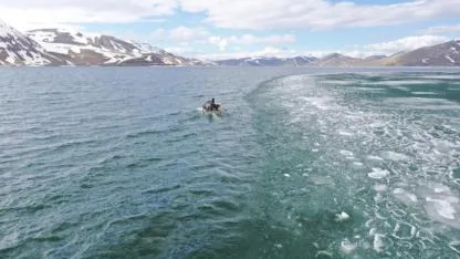 Taşlıçay’daki Balık Gölü bahara uyanıyor