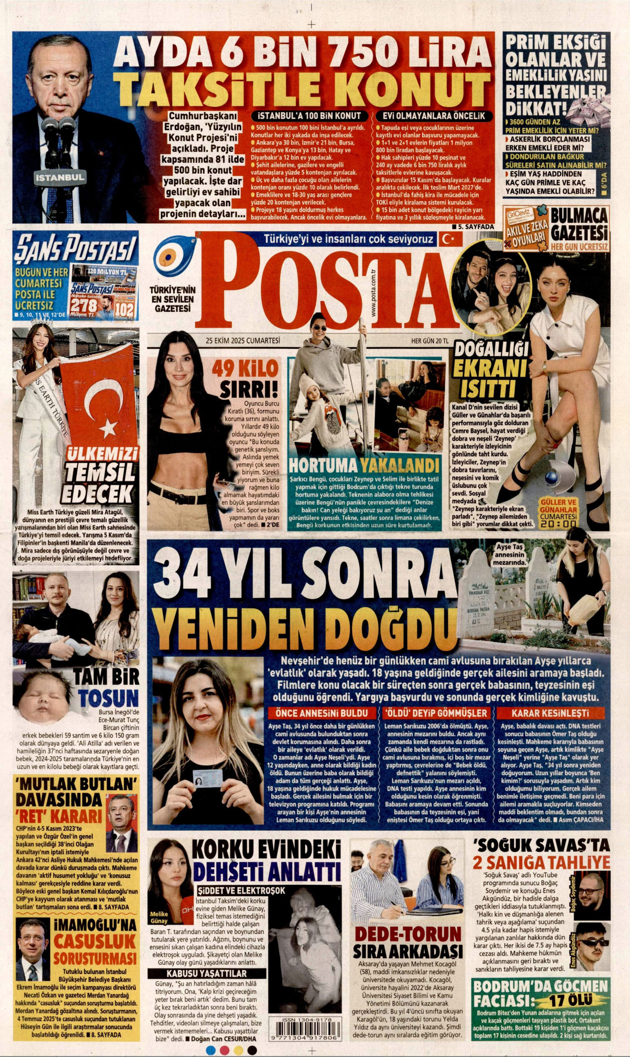 POSTA Gazete Manşeti