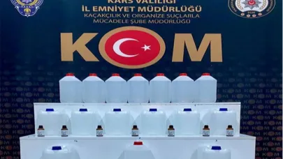 Sarıkamış ve Selim’de kaçak içki operasyonu